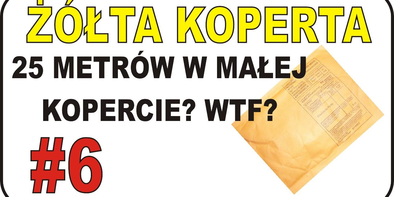 eBAY – ŻÓŁTA KOPERTA – #6 – 25 metrów w małej kopercie? wtf? :)