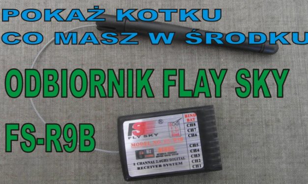 POKAŻ KOTKU … – Odbiornik Fs-R9B – Nowa antena? Lepsza?