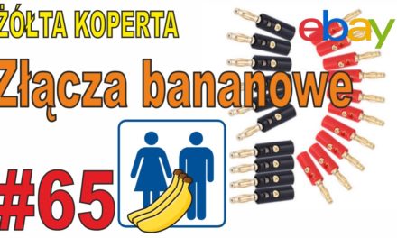 Złącza bananowe – ŻÓŁTA KOPERTA – #65