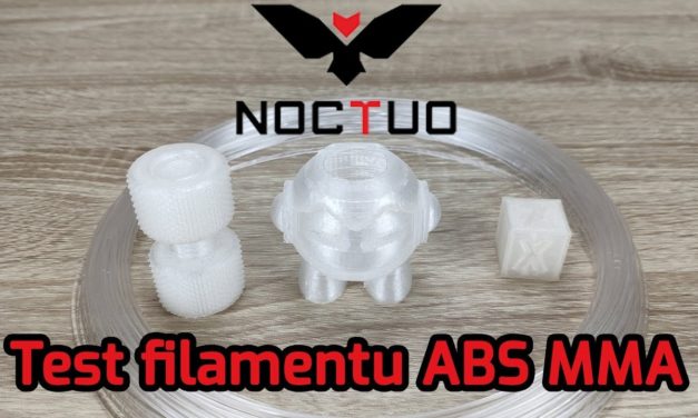 Test filamentu ABS MMA od Noctuo