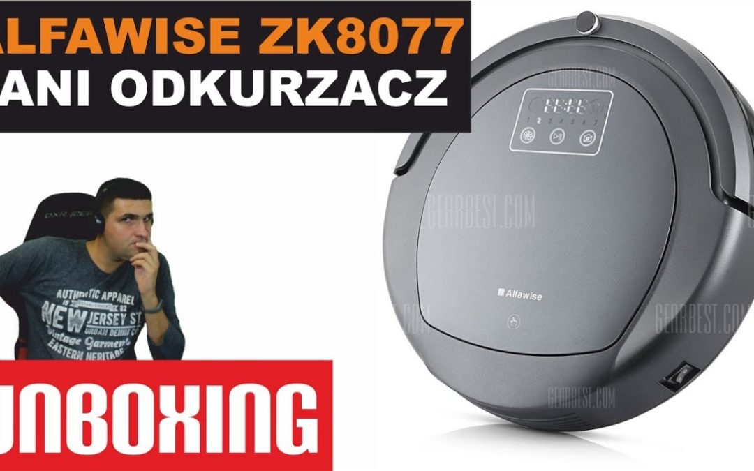 Alfawise ZK8077 – Tani odkurzacz inteligentny – UNBOXING