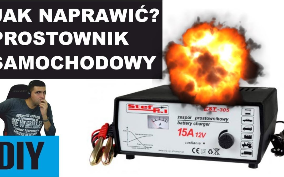 Jak naprawić prostownik samochodowy ? – zwarcie i dymy :) – historia – VLOG