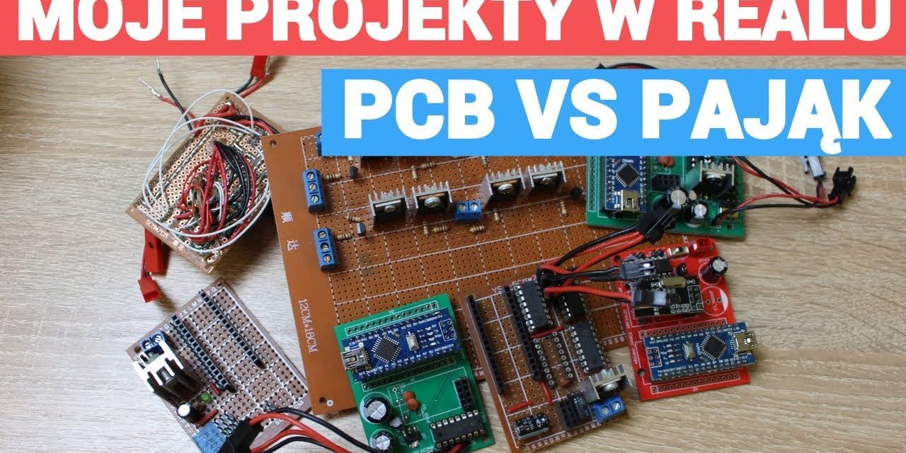 HISTORIA MOICH PROJEKTÓW – PCB vs PAJĄK – ELEKTRONIKA