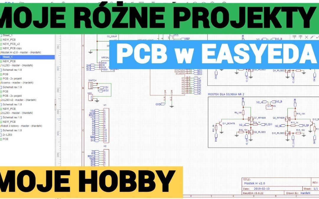 MOJE PROJEKTY PCB – PRZEGLĄD MOJEJ BIBLIOTEKI