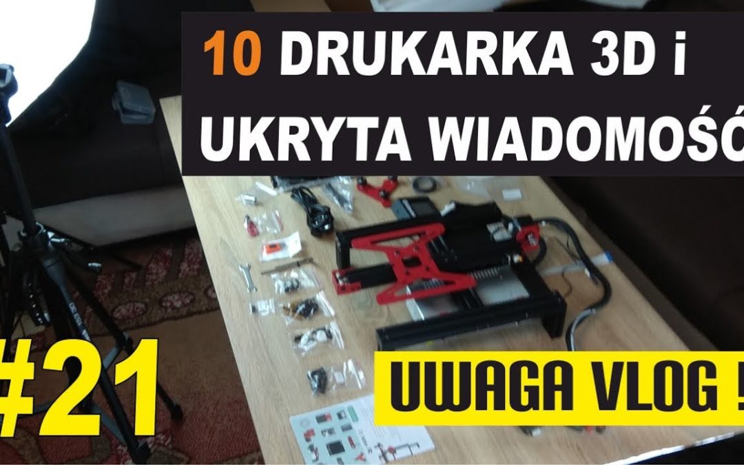 Ukryta wiadomość mikołajkowa :) Alfawise U30 moja 10 drukarka 3D – UWAGA VLOG #21